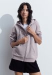 Zip-through Hoodie - Light Greige