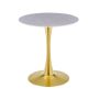 Meridian Tulip Gold Dining Table