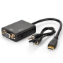 HDMI To Vga Converter With Audio Output Cable