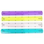 Simple Choice Flexible Ruler See Thru Assorted Colours