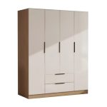 Modern 4 Door Wardrobe Two Colour Options