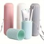 1PC Portable Travel Toothbrush Toothpaste Holder Toothbrush Toothpaste Storage Box Bathroom Accessories