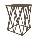 Tiffany Side Table - Mocha Bronze