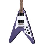 Kirk Hammett 1979 Flying V Electric Guitar – Purple Metallic
