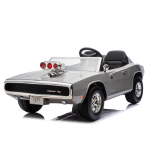Kids Electric Ride-on Classic Muscle Car Licensed 1970 Dodge Charger-rubber Wheels – Leather Seats – Ages 3 -9