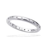 Georgini A Christmas Journey Ellipse Band - Silver - 7