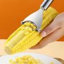 1PC Stainless Steel Corn Cob Stripper - Multifunctional Peeler For Kitchen - Vegetable Peeler - Creative Corn Stripper - Reusable Corn Thresher - Household