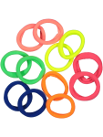 Neon Hair Elastic Set - One Size Assorted
