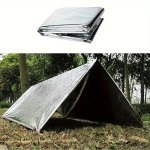 1PC Multi-functional Emergency Survival Blanket - Double-sided Thermal Insulated & Uv Protected For Outdoor Sports And Climbing