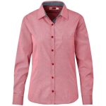 Ladies Long Sleeve Coventry Shirt Red