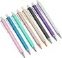 Creative Retractable Metal Ballpoint Pen For School Office Pack Of 8