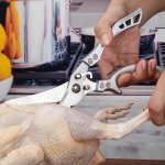 1PC Kitchen Poultry Shears Multi-purpose Sharp Stainless Steel Kitchen Scissors Meat And Vegetable Grill Scissors Cooking Scisso