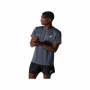 ASICS Men's Core All Over Print 5IN Short -grey - Small