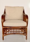 West Coast Armchair With Beige Seat Cushion – 80X66X70CM