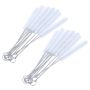 20 Pcs 10MM Dia Chemistry Test Tube Bottle Nylon Washing Brush Tool White