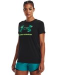 Women's Ua Sportstyle Graphic Short Sleeve - Black Md