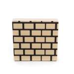 Wooden Brick Wall - Shelf Decor