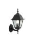 Eurolux 4 Up Panel Wall Lantern Black