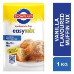 Snowflake Easy Mix Vanilla Flavoured Muffin Mix 1KG