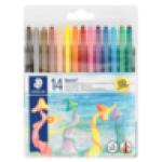 Staedtler Noris Retractable Wax Crayons 14-PACK