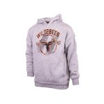 Boys Grunge Fleece Hoody Grey Malange