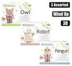 Puzzle Wood Diy 3D Wind Up Asstd Marketplace Brits Bros