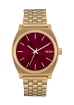 Nixon Time Teller Unisex Watch - Gold Oxblood Sunray