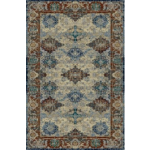 Skyros Rug 160 X 230 Terracotta blue cream