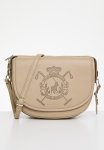 Polo Ascot Saddle Crossbody Bag - Latte