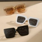 3PCS Oversized Square Fashion Glasses - Anti-glare Perfect For Daily Wear & Beach Parties