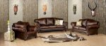 Mecan Full Leather Lounge Set