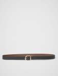 Rita Reversible Belt - Lxl Black brown