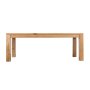 The Austick Diner - 4 Seater Square / American Oak / Natural