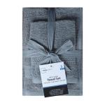 3PACK Towel Set Charcoal