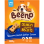 Beeno Pawsome Peanut Butter Flavour Dog Biscuits 800G
