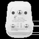 Switched Halo Fast Charge Power Adaptor USB And Type-c Ports Output 20W Soft Touch Night Light
