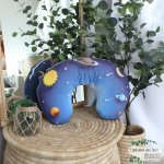 Feeding Pillow Cover Rocket Space Adventure Cartoon