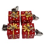 Resin Table Cloth Weights Presents 4 Piece