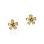 Blossom Studs - 18KT Yellow Gold Vermeil