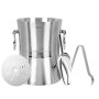 3L Stainless Steel Insulated Ice Bucket Set