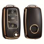 For Vw For Volkswagen Key Fob Cover Soft Tpu Key Fob Case Full Protection For Vw For Jetta For Beetle For Tiguan For Passat