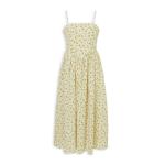 Yellow Floral Midi Sundress