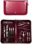 Manicure Set Laquered Burgundy 5851 P G