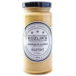 Kozliks Horseradish Hot Spicy Brown Yellow Dijon Natural Gluten Free Non-gmo Mustard 8.5OZ Jar