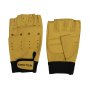 Glove Fingerless Grain Leather