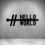 Hello World - Rust Coat L 1000 X H 350MM