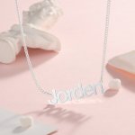 CNE107462 - Sterling Silver Personalized Name Necklace