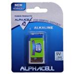 Alphacell Pro Alkaline 9V 1PC Digital Battery 3 Pack