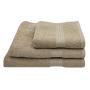 Eqyptian Collection Towel -440GSM- 1 Handtowel 1 Bathtowel 1 Bathsheet -pebble