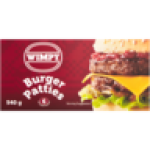 Frozen Burger Patties 6 X 90G